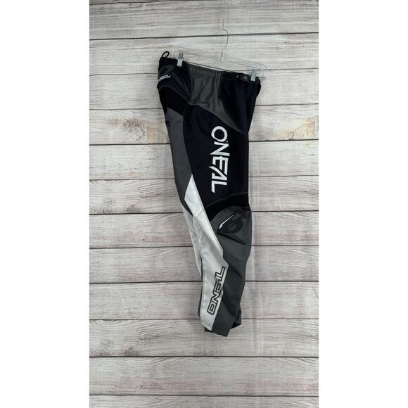 O'Neal Advanced Racing Technology Motocross Pants Mens 28 Black Gray Hip Pads - Picture 3 of 13